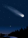 Comet Royalty Free Stock Photo