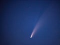 Comet C/2020 F3 Neowise in night starry sky