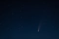 Comet Neowise on the nightsky over Kiel in Germany