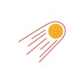 Comet icon. Simple element from space icons collection. Creative Comet icon ui, ux, apps, software and infographics Royalty Free Stock Photo