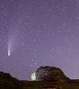 Haytor Rock Comet Neowise