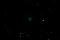 Comet 46P/Wirtanen in the night sky Royalty Free Stock Photo