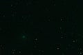 Comet 46P/Wirtanen in the night sky Royalty Free Stock Photo