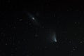 Comet Panstarrs near Andromeda Galaxy Royalty Free Stock Photo