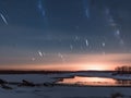 Comets Racing Across the Celestial Expanse