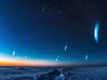 Comets Racing Across the Celestial Expanse