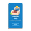 comfort chair vector