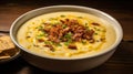 comfort corn chowder with bacon