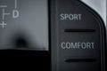 comfort  Start Button on modern car Royalty Free Stock Photo