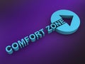 comfort zone on purple