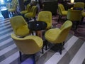 Comfortable armchairs on Alaska cruise