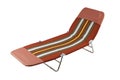 Comfortable beach bench Royalty Free Stock Photo