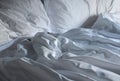 Comfortable bed with soft white pillows