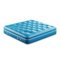 A comfortable blue tufted mattress with a supportive base layer Royalty Free Stock Photo