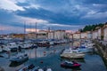 Comfortable boats and yachts in harbour of Piran, Slovenia