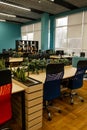 Comfortable co-working space. Interior of modern office Royalty Free Stock Photo