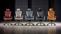 Comfortable and ergonomic office chairs with various settings and features