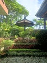 a comfortable garden where you can relax and have coffee together