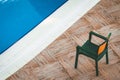 Chair at the swimming pool