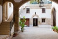 Spanish interior courtyard