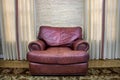 Comfortable leather couch