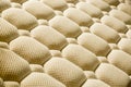 White color comfortable mattress closeup macro view pattern background Royalty Free Stock Photo