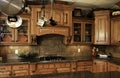 Comfortable modern kitchen Royalty Free Stock Photo