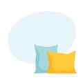 Comfortable pillow illustration