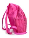 Comfortable school backpack for girls pink color.