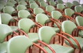 Comfortable seats in empty corporate meeting office for presen Royalty Free Stock Photo