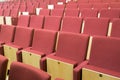 Comfortable chairs in modern audience hall