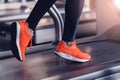 Comfortable sports shoes for running in the gym