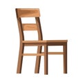 Comfortable wood chair, antique design