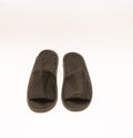 Comfy plush hotel amenity slippers