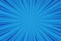 Comic abstract blue background