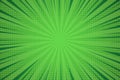 Comic dynamic green background Royalty Free Stock Photo