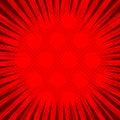 Comic abstract red burst background