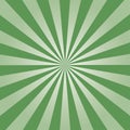 Green Sunburst pattern. Vector illustration.