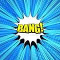 Comic Bang wording background