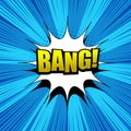 Comic Bang wording background