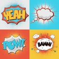 Comic Book Bubble Text Royalty Free Stock Photo