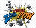 Comic book explosion Royalty Free Stock Photo