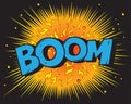 Comic book explosion - Boom