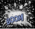 Comic book explosion - Boom