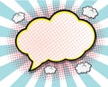 Comic Book Speech Bubble Royalty Free Stock Photo