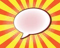 Comic Book Speech Bubble Royalty Free Stock Photo