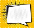 Comic Book Speech Bubble,Pop art Cartoon Royalty Free Stock Photo