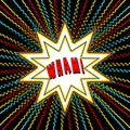 Comic Book Style Graphic with Power Word wham n Star Burst