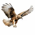 Comic Book Style Hawk In Flight Image By Travis Charest Royalty Free Stock Photo