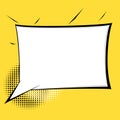 Comic book style rectangular frame Royalty Free Stock Photo